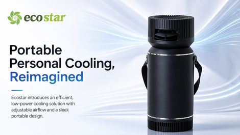 COOLSMILE Cools One Person on 5 Watts, No Refrigerant