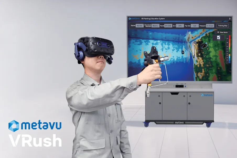 MetaVu transforms Industrial Painter Training with VRush XR System