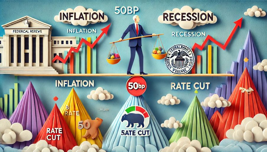 연준의 금리인하...인플레이션과 침체 사이의 줄타기 시작됐다!