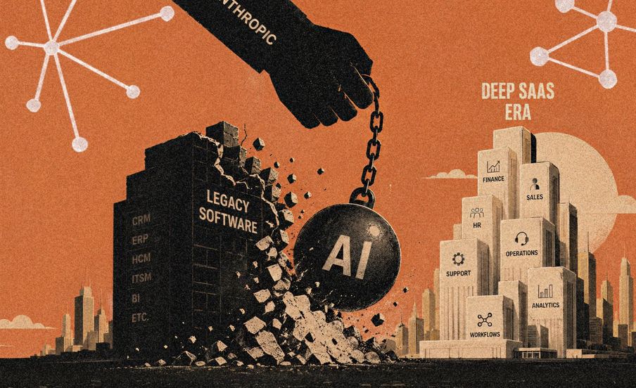 앤트로픽의 산업혁명… SW 무너뜨리고 딥 SaaS 시대 연다 