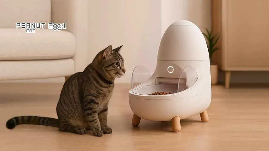 Peanutcat Launches Egg-1 Smart Feeder for Multi-Cat Homes